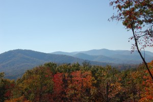 Blue Ridge Georgia fall foliage photo