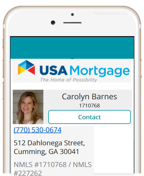 Get-Preapproved Carolyn Barnes, Lender USA Mortgage